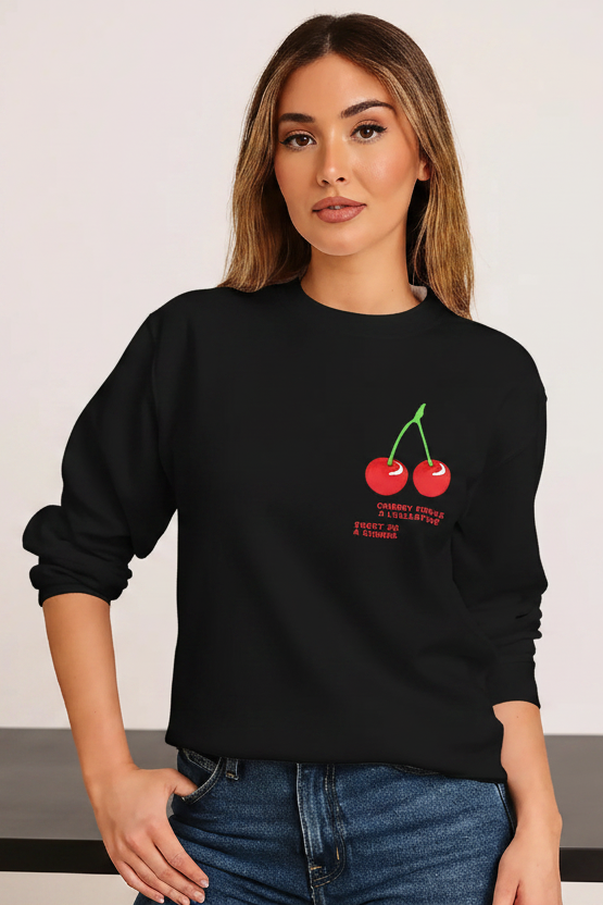 Ladies Cherry Perfection Sweatshirt