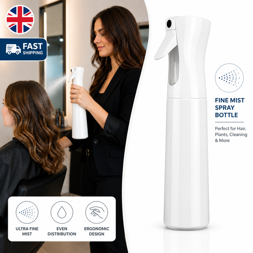 Refillable Trigger Spray Bottle for Plants, Hair & Cleaning