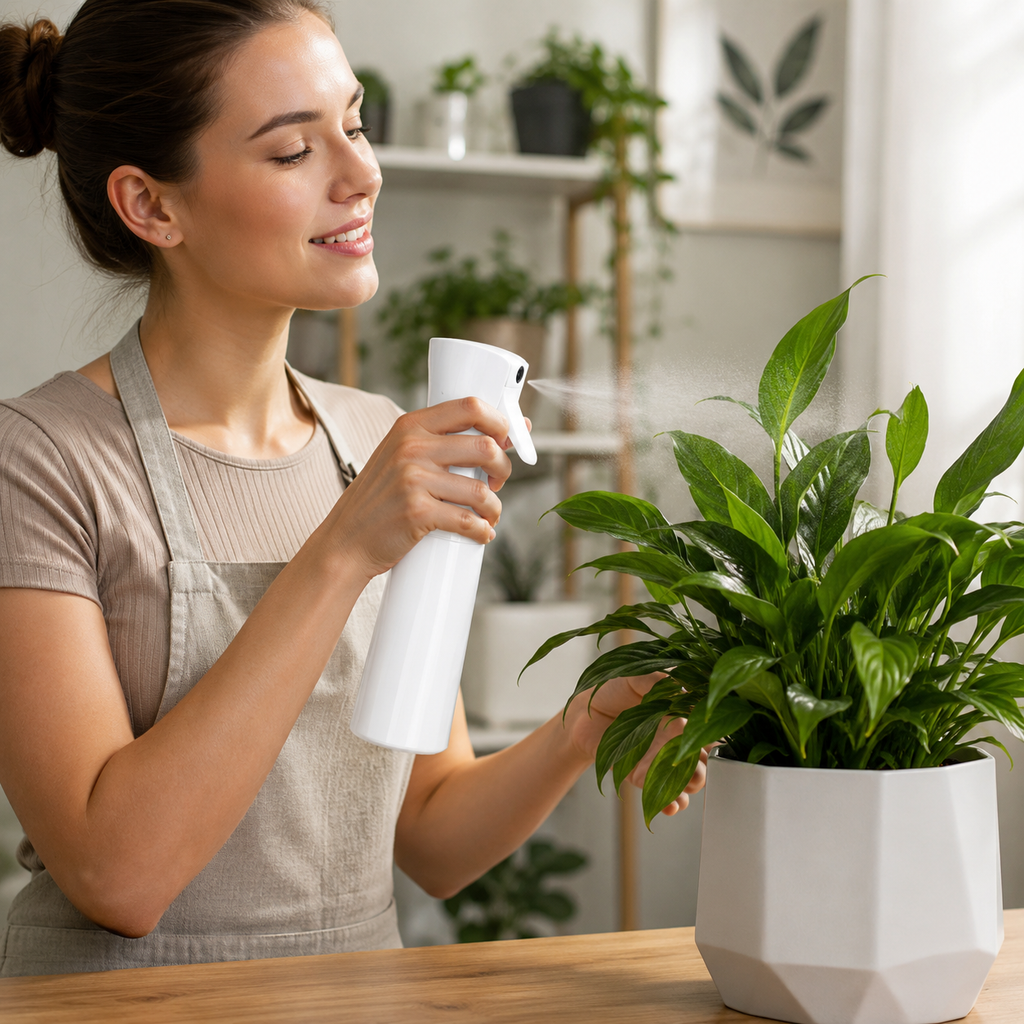Refillable Trigger Spray Bottle for Plants, Hair & Cleaning