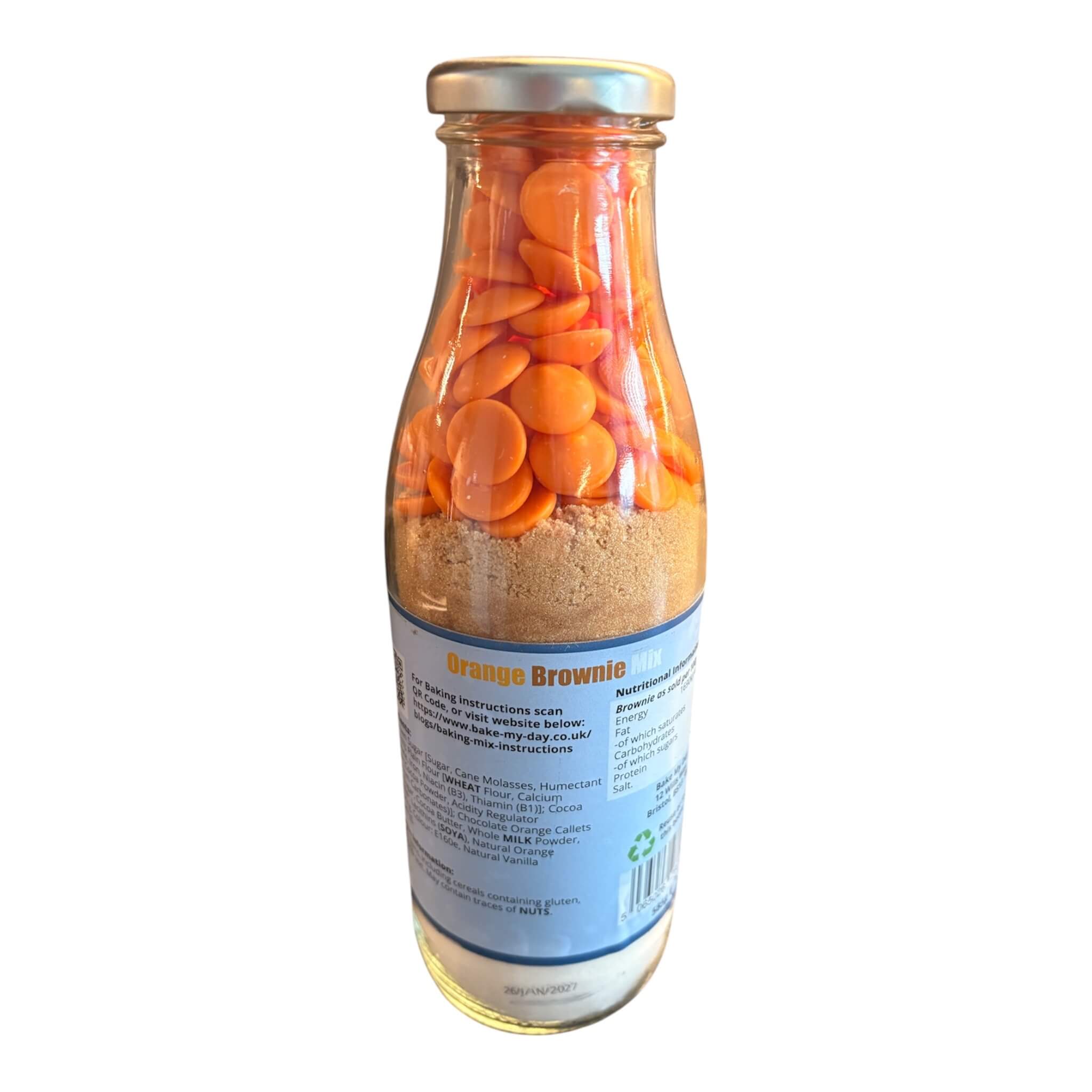 Orange Brownie Mix Bottle – 750ml