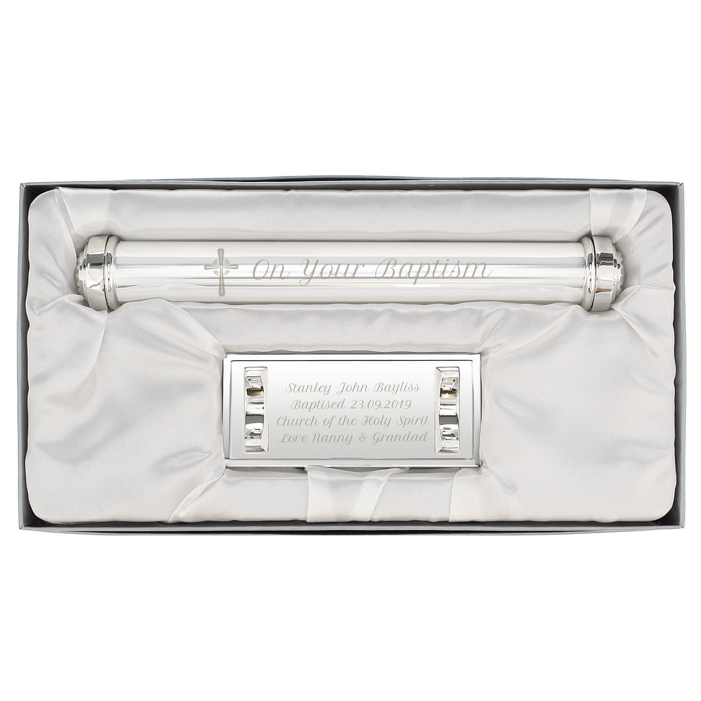 Personalised Cross Certificate Holder