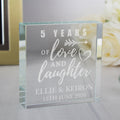 Personalised Arrow Anniversary Crystal Token