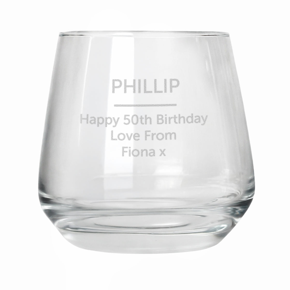 Personalised Free Text Tumbler