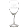 Bespoke Design Engraved Wine Glass
