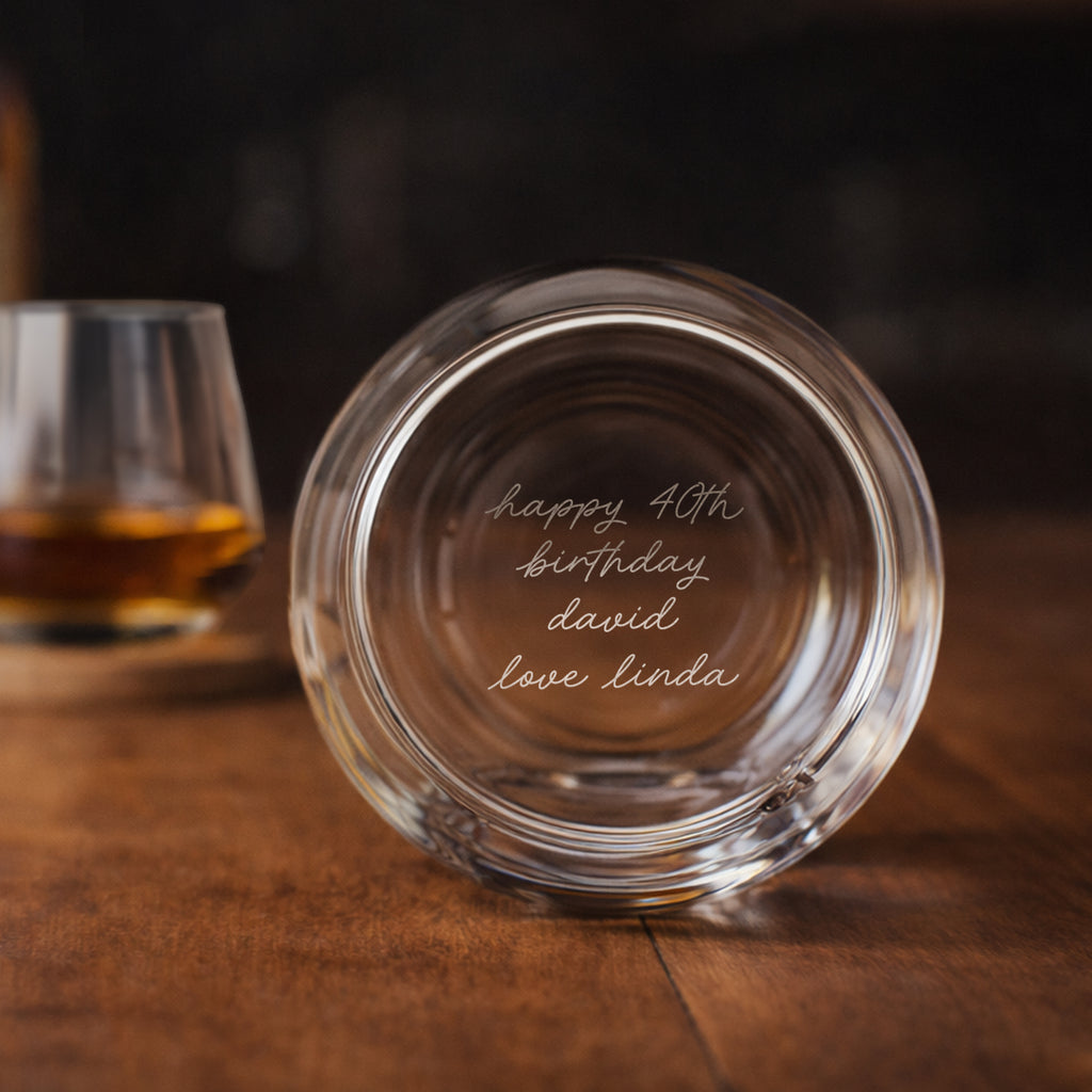 Personalised Base Engraved Secret Message Tumbler