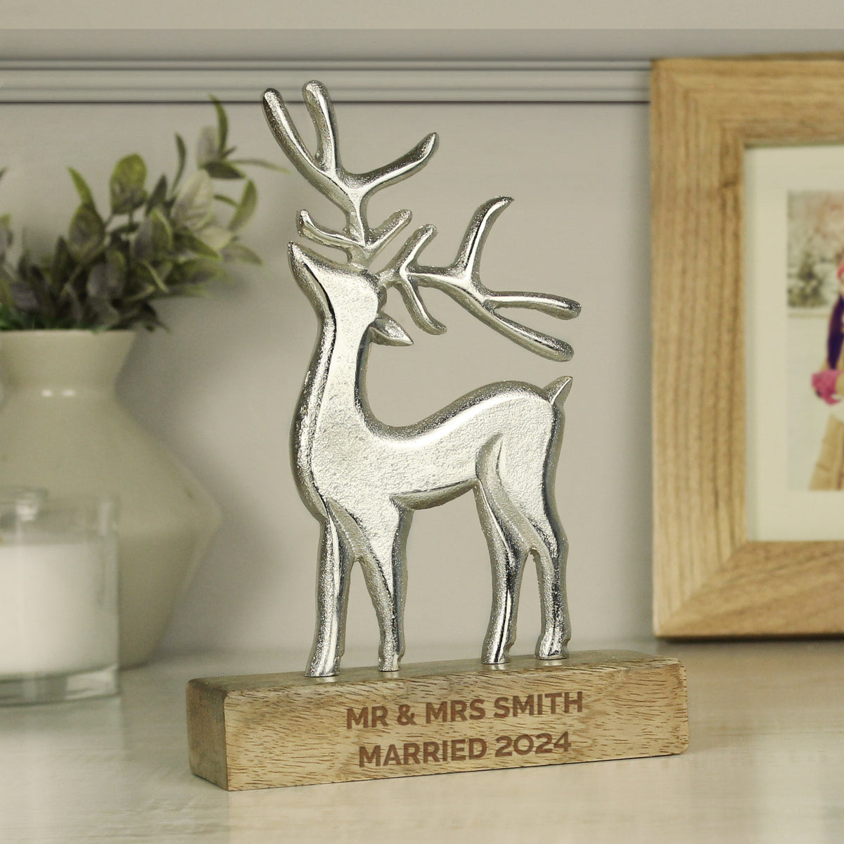 Personalised Stag Ornament