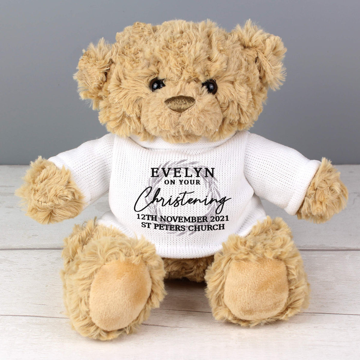 Personalised Truly Blessed Teddy Bear