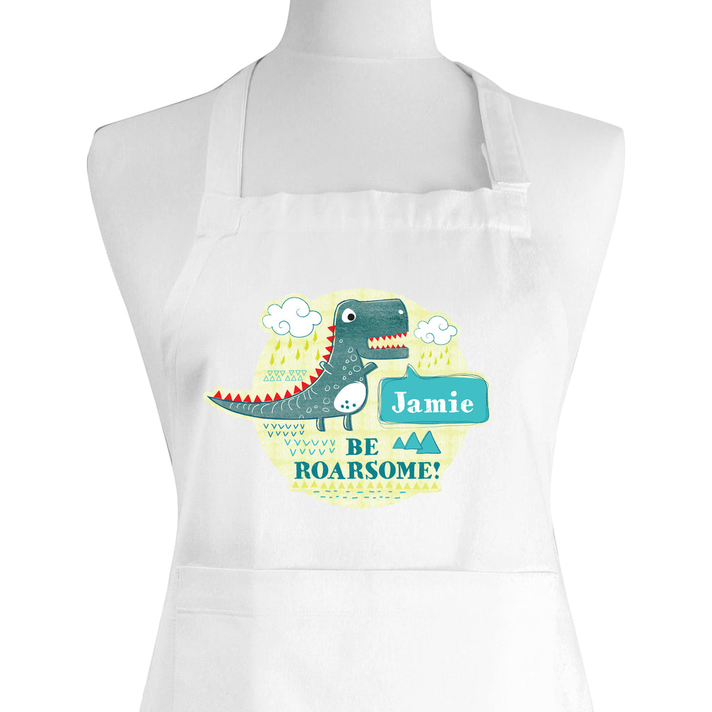 Personalised Dinosaur Childrens Apron