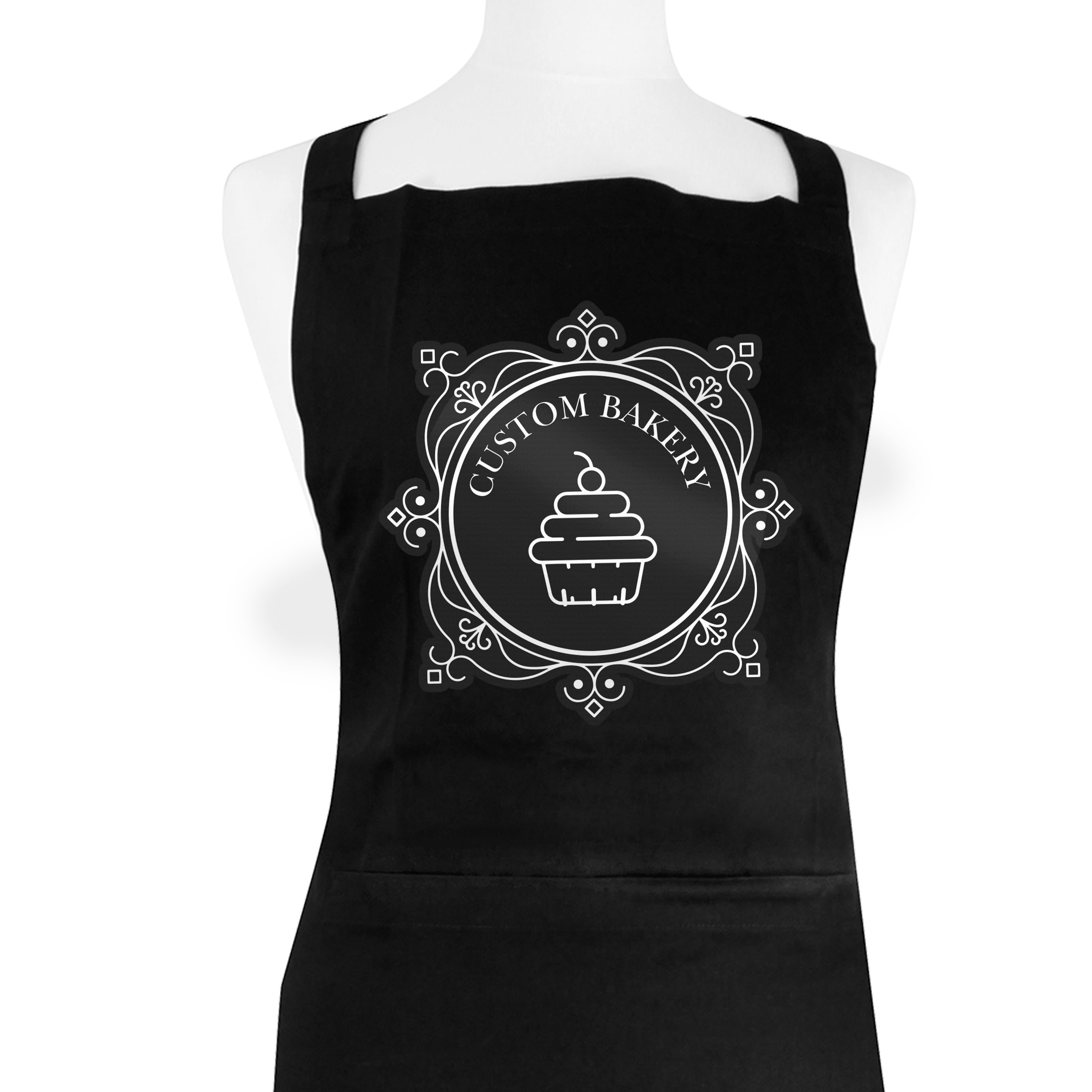 Bespoke Design Black Apron