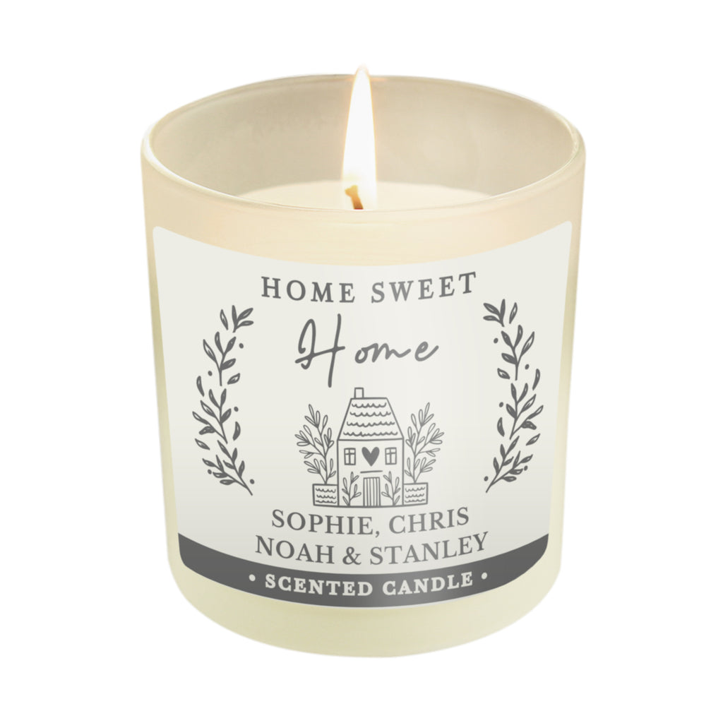 Personalised HOME Scented Jar Candle