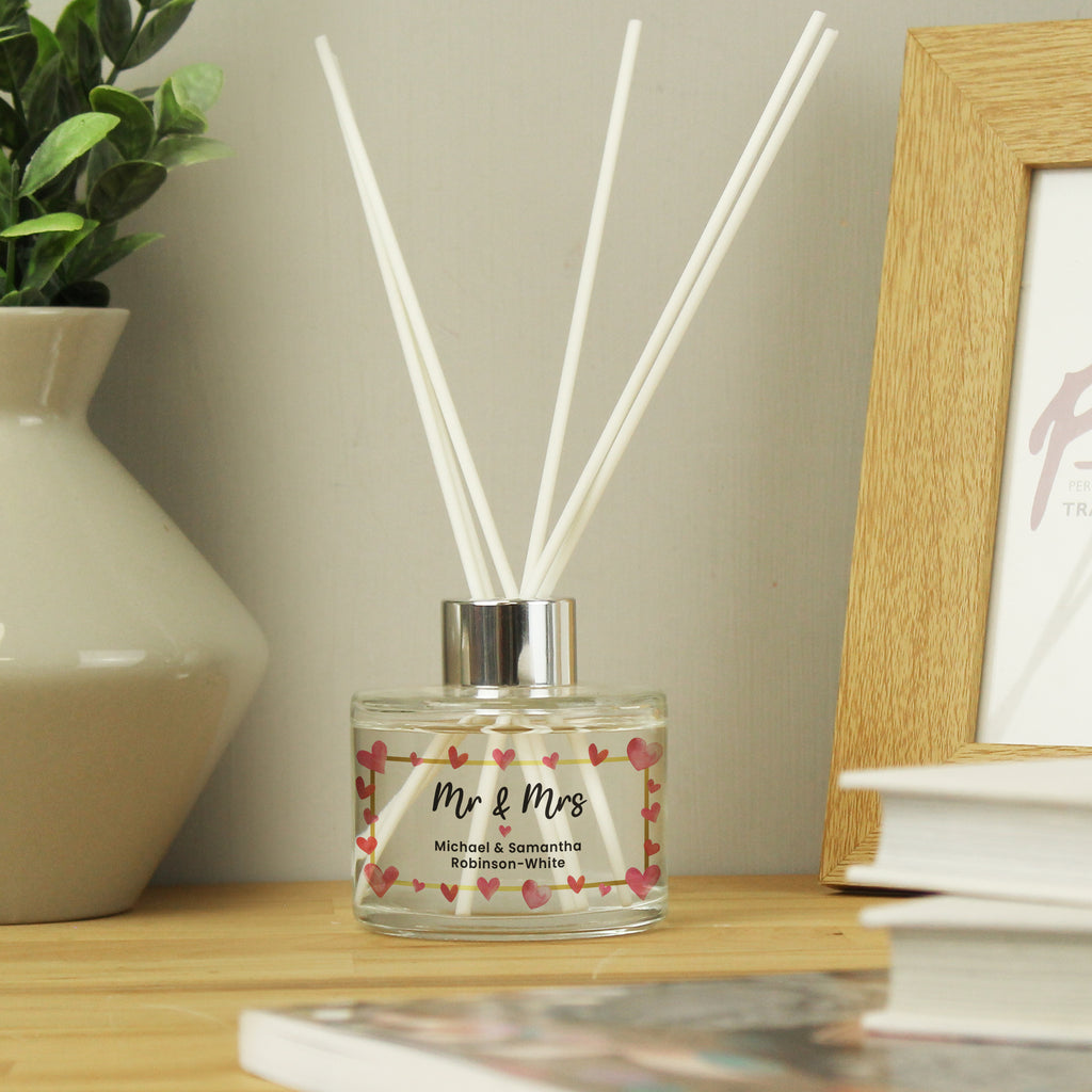 Personalised Hearts Diffuser