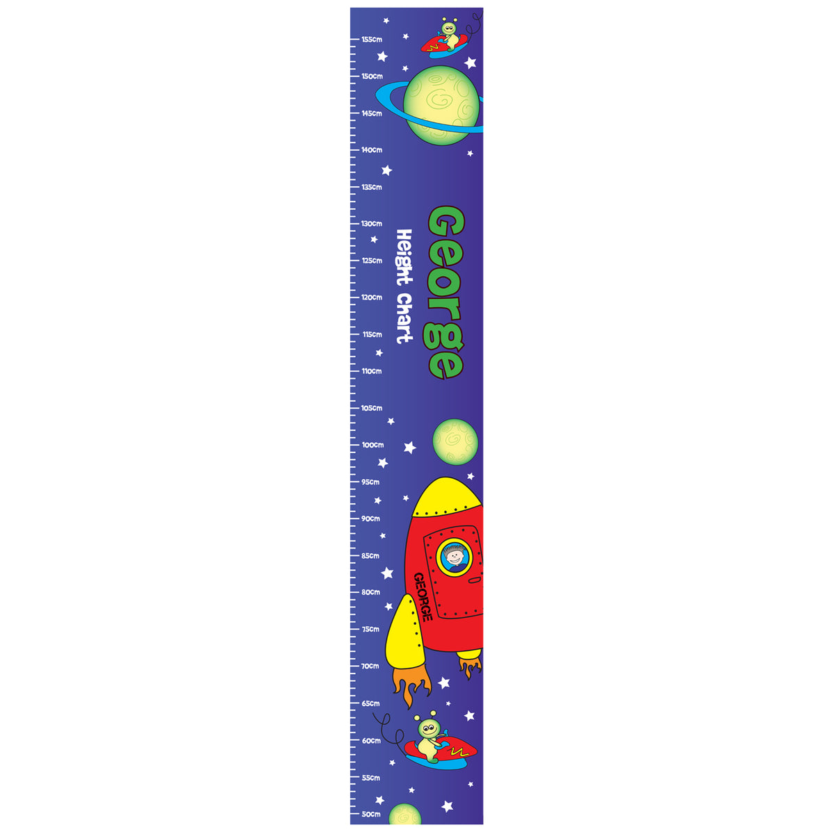 Personalised Space Height Chart