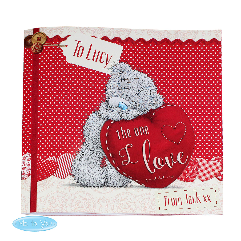 Personalised Me to You The One I Love Poem Book