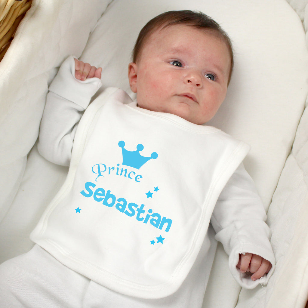 Personalised Prince Bib