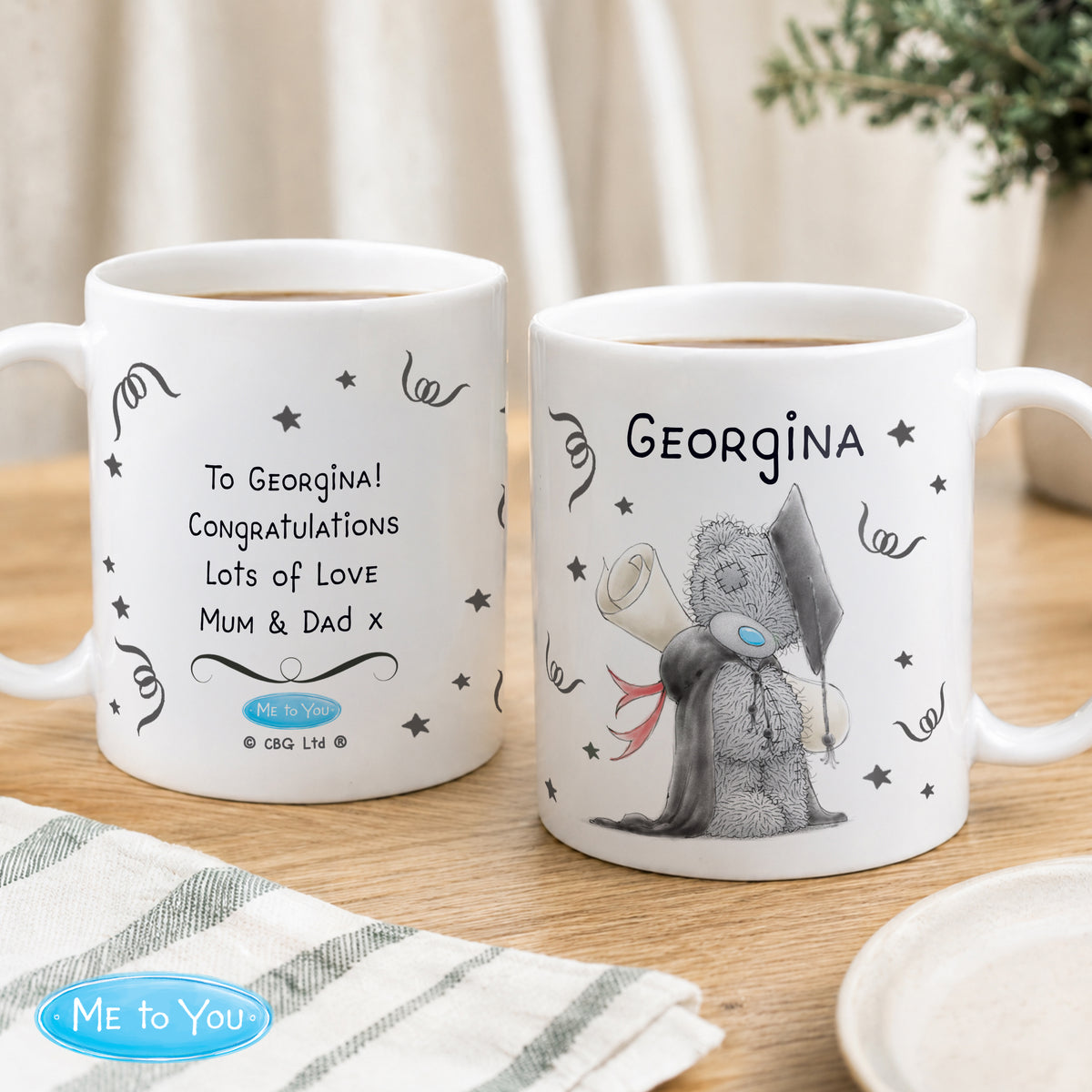 Personalised Me to You Graduation Mug
