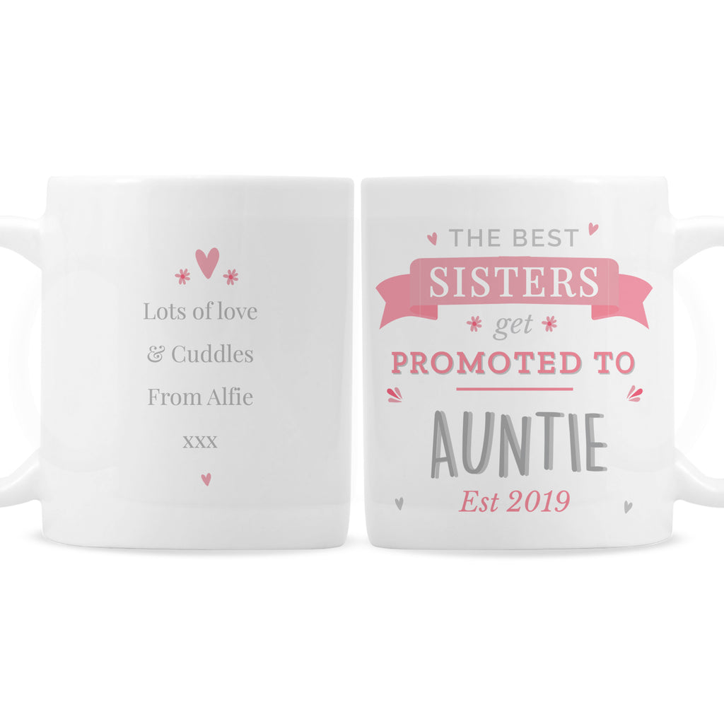 Personalised Pink Promoted To Mug