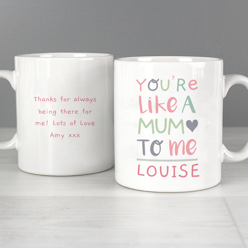 Personalised 'You're Like a Mum to Me' Mug