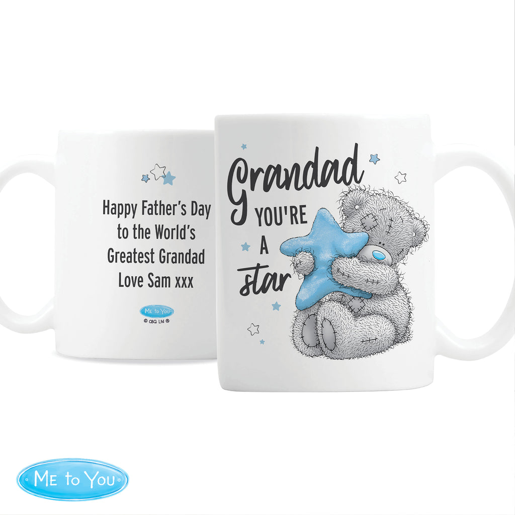 Personalised Me To You Grandad You're A Star Mug