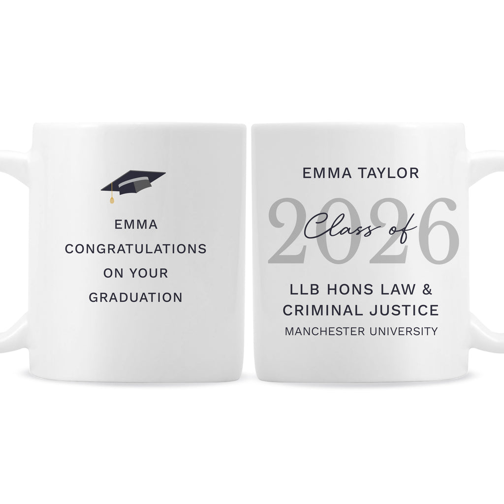 Personalised Class of Graduation Mug