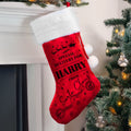 Personalised Special Delivery Red Stocking