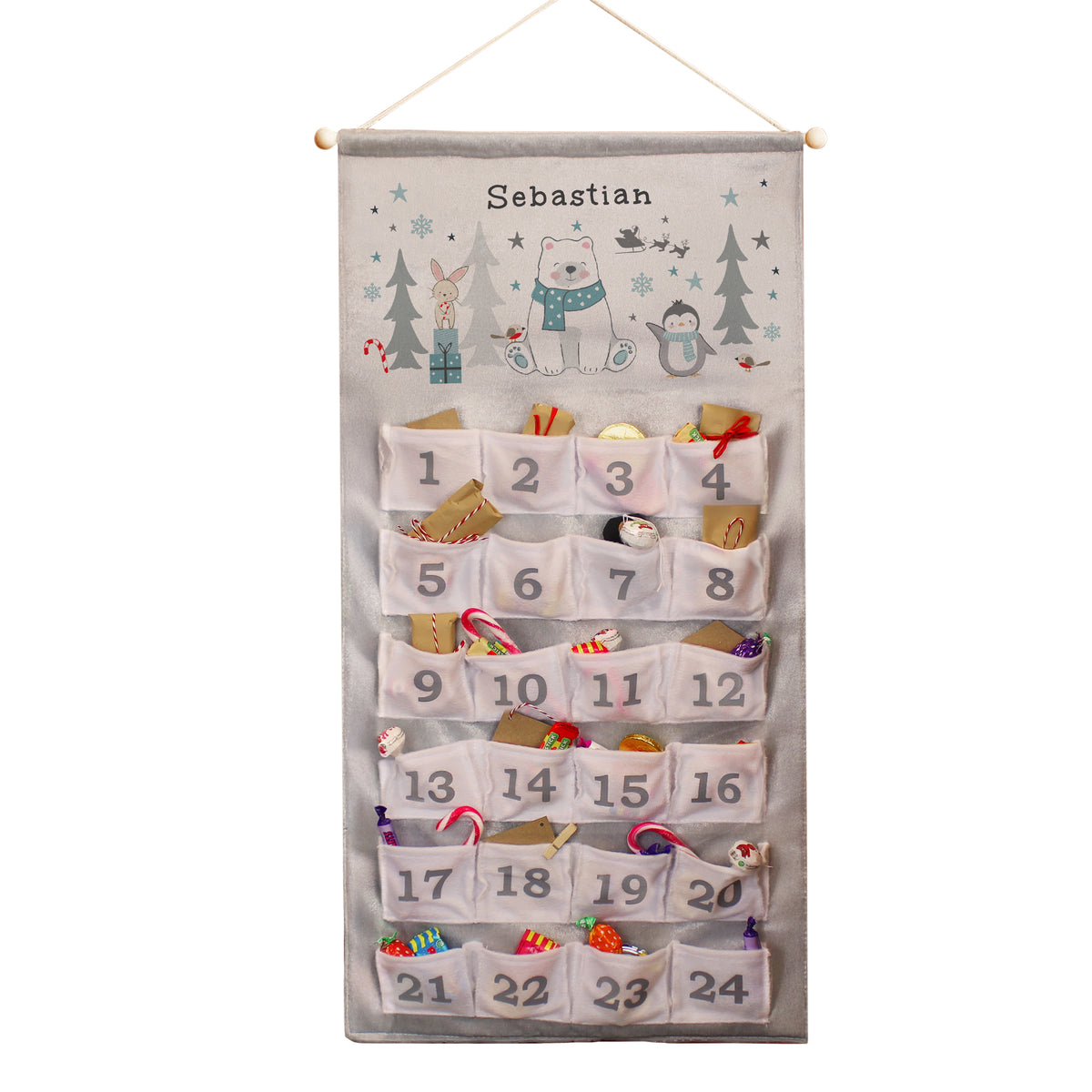 Personalised Polar Bear Advent Calendar