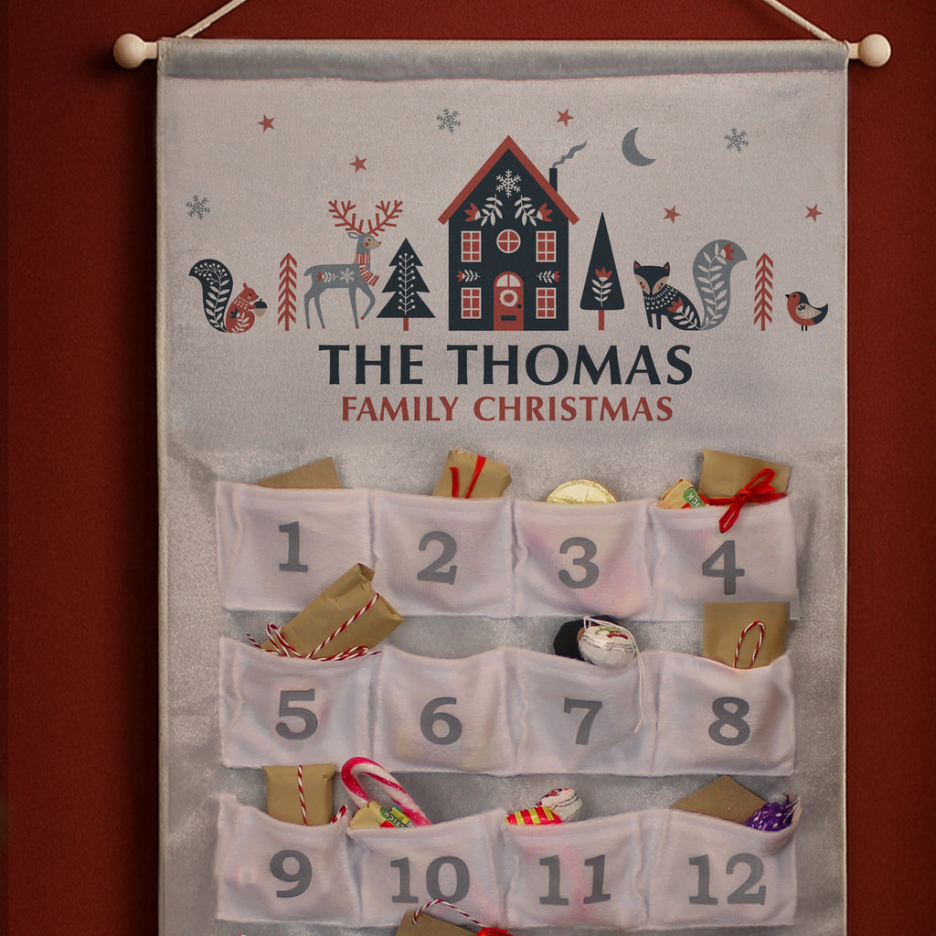 Personalised Christmas Home Advent Calendar