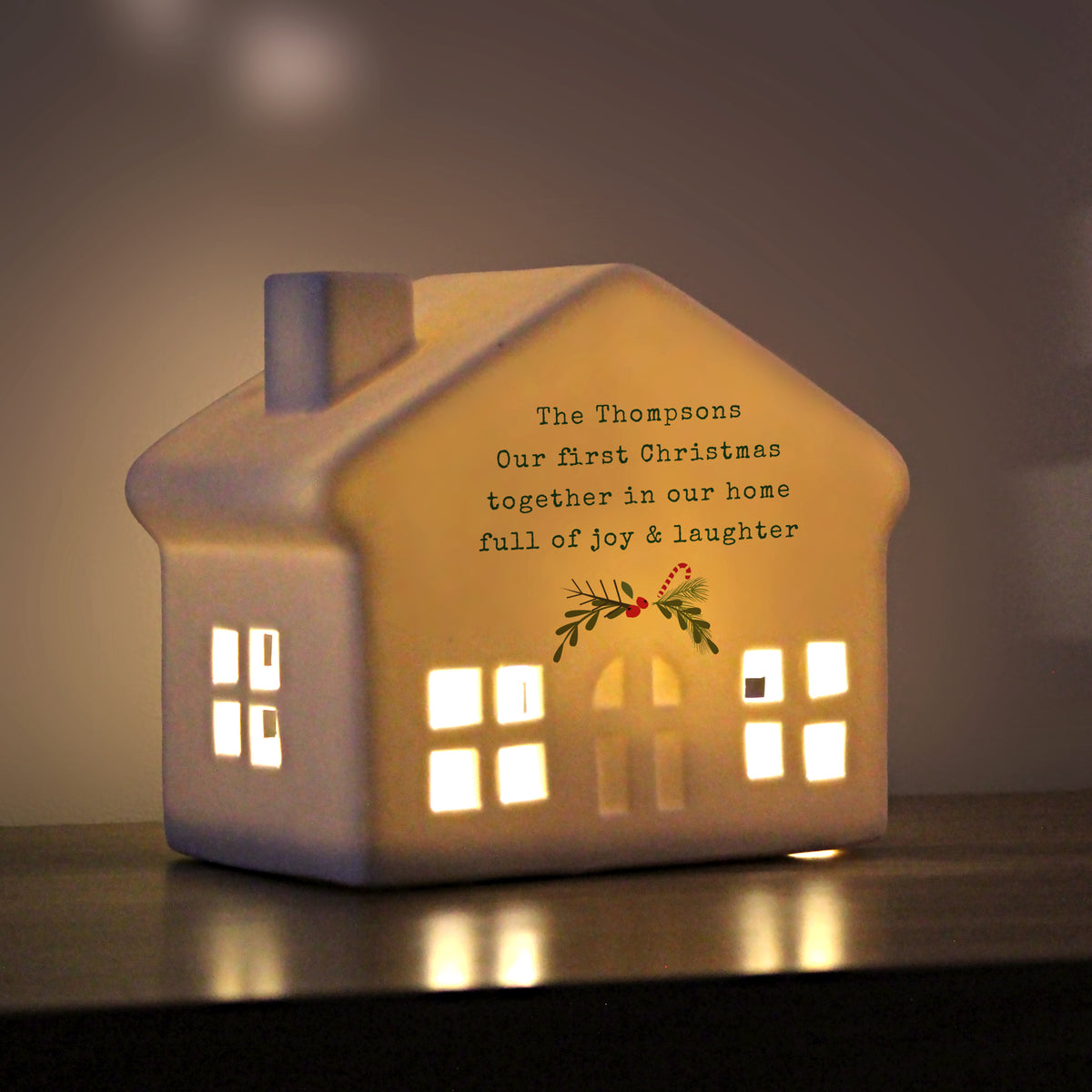 Personalised Christmas LED House