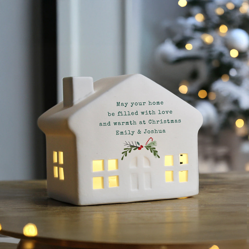 Personalised Christmas LED House