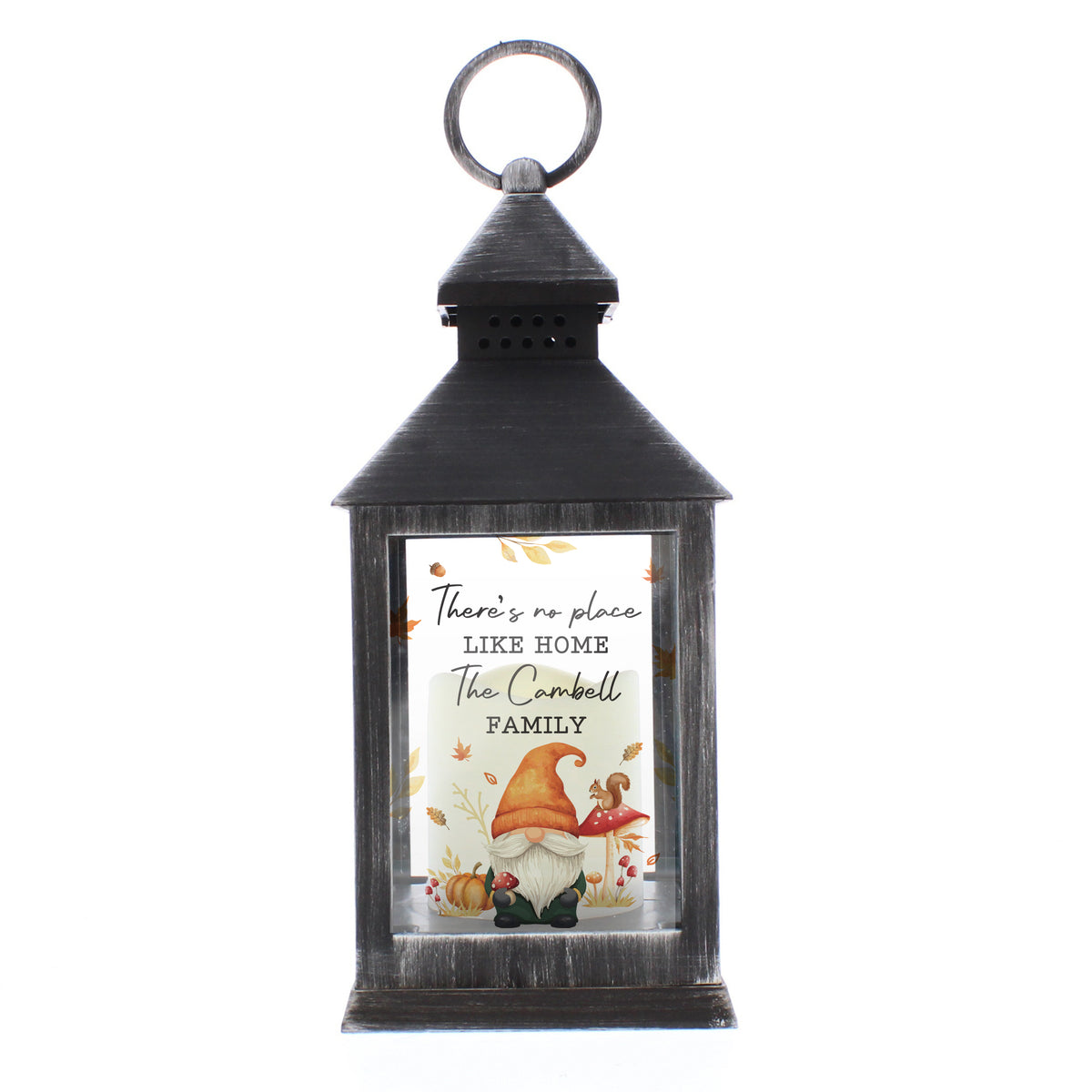 Personalised Autumn Gonk LED Lantern
