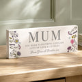 Personalised Wild Flowers Mum Ornament
