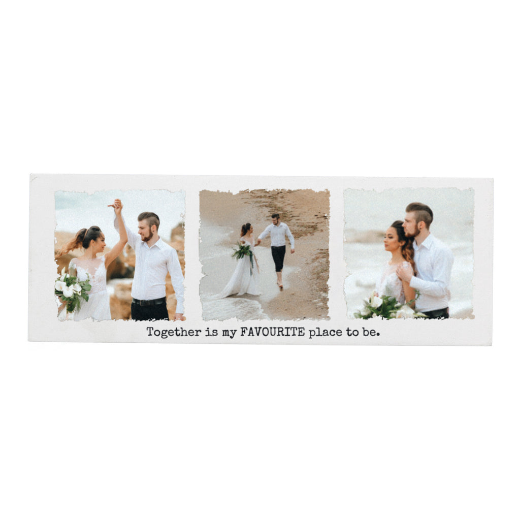 Personalised Photo Upload Mantel Block