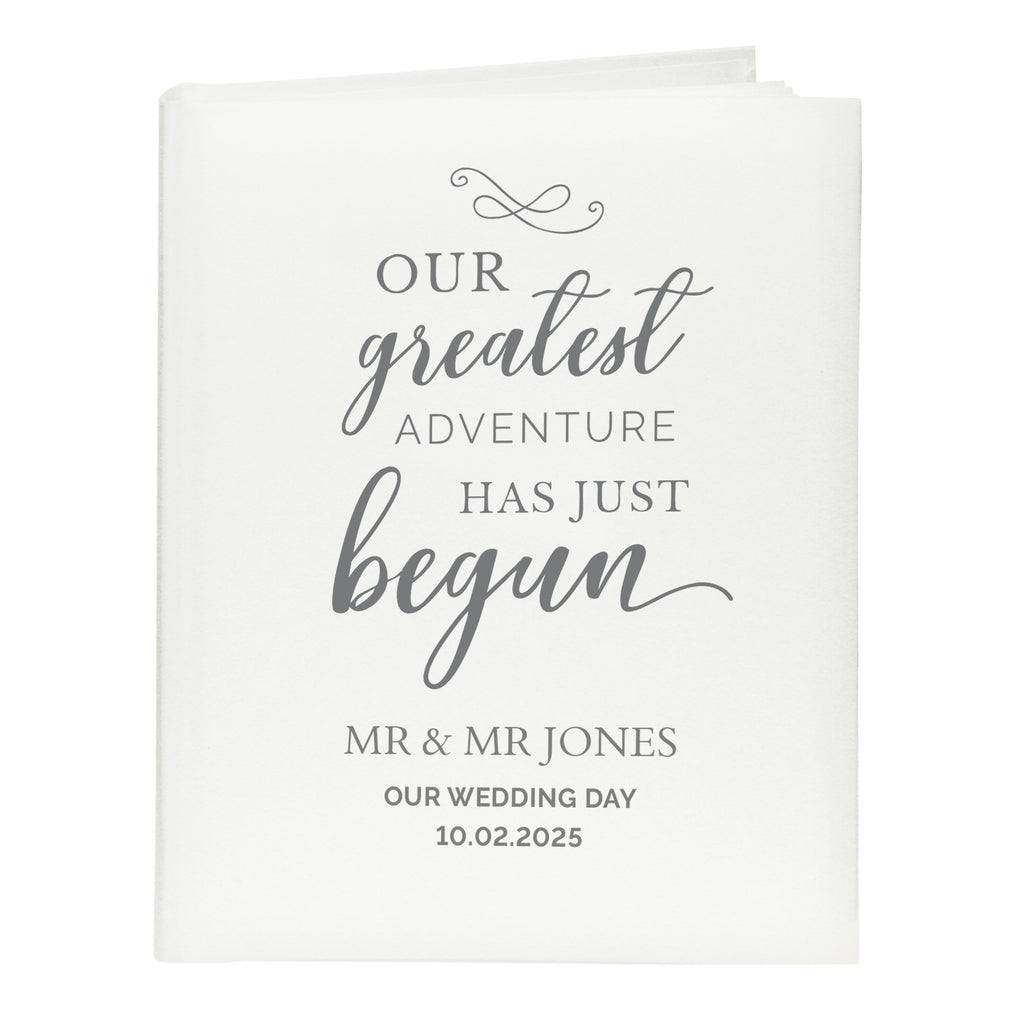 Personalised Our Greatest Adventure Traditional Photo Album