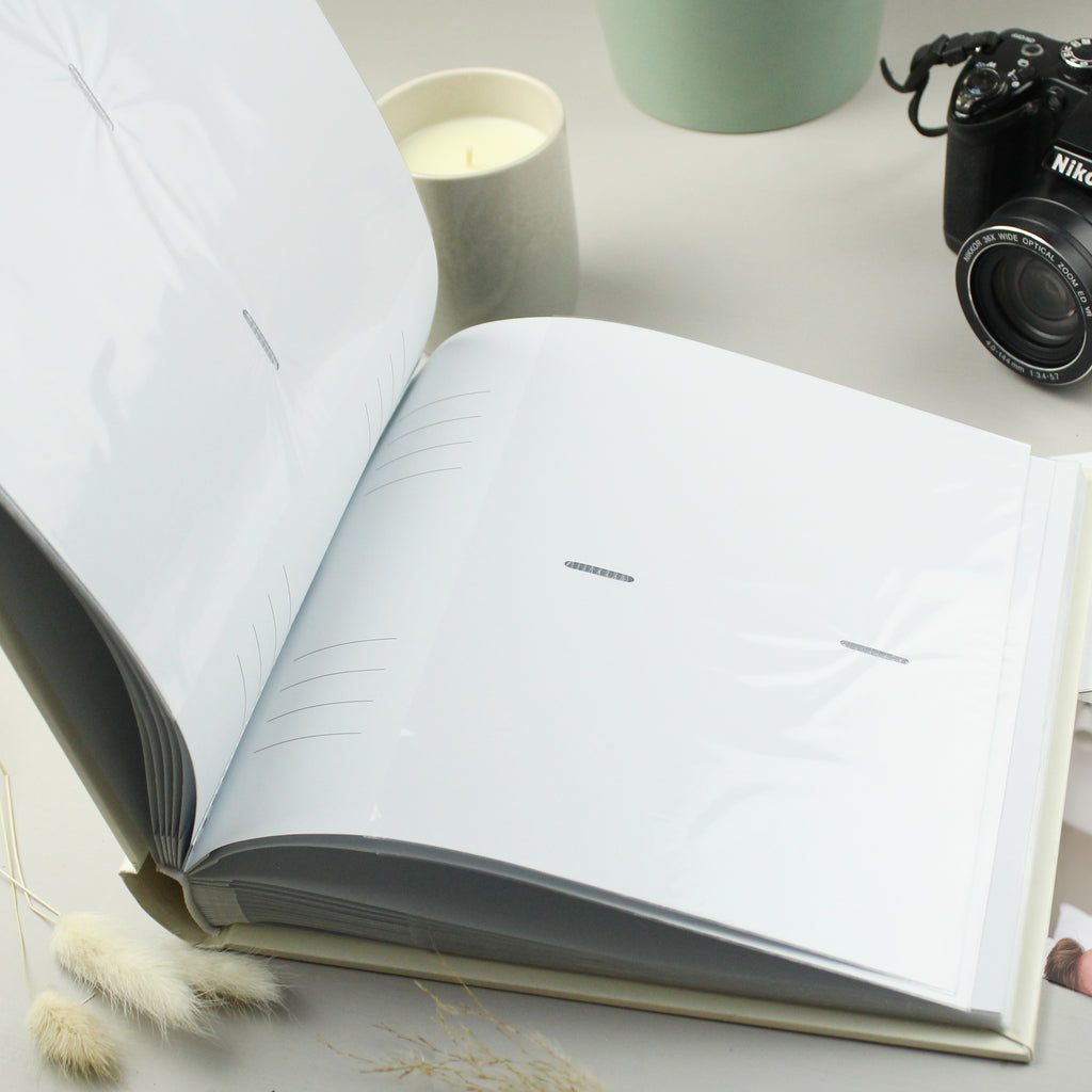Personalised Black & Gold Free Text Square Album