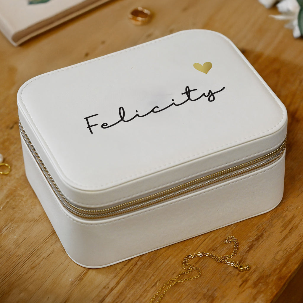 Personalised Travel Jewellery Box