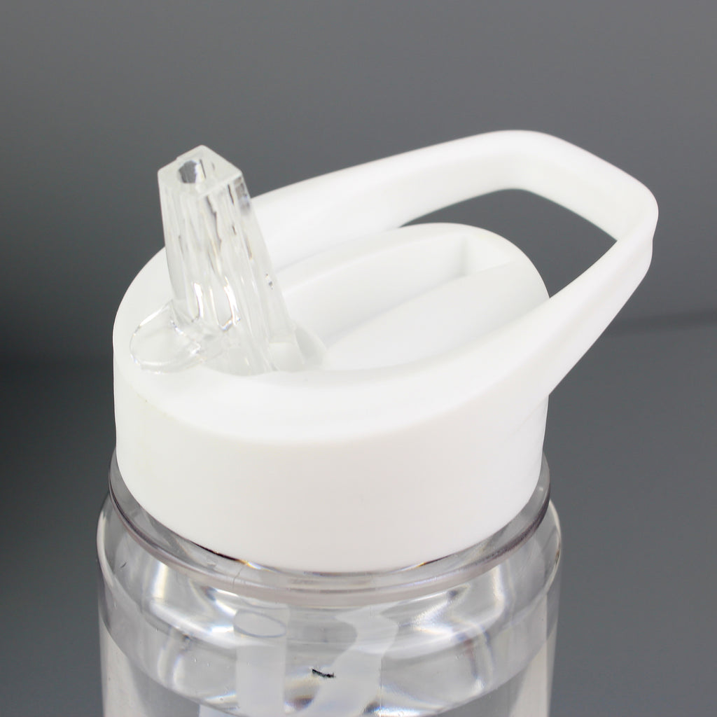 Personalised Black Hydration Tracker Water Bottle