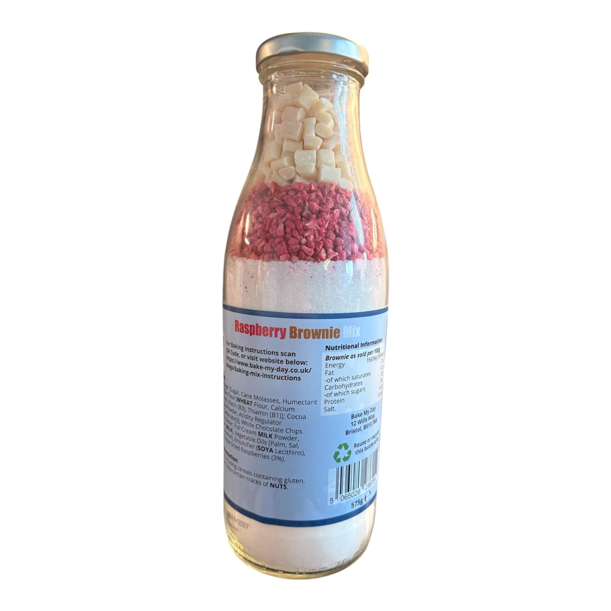 Raspberry Brownie Mix Bottle – 750ml