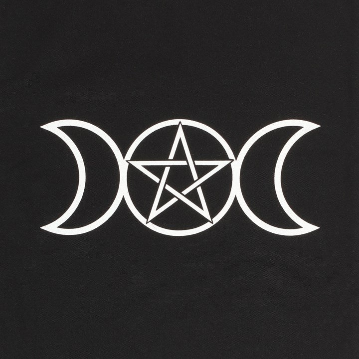 Triple Moon Polycotton Tote Bag