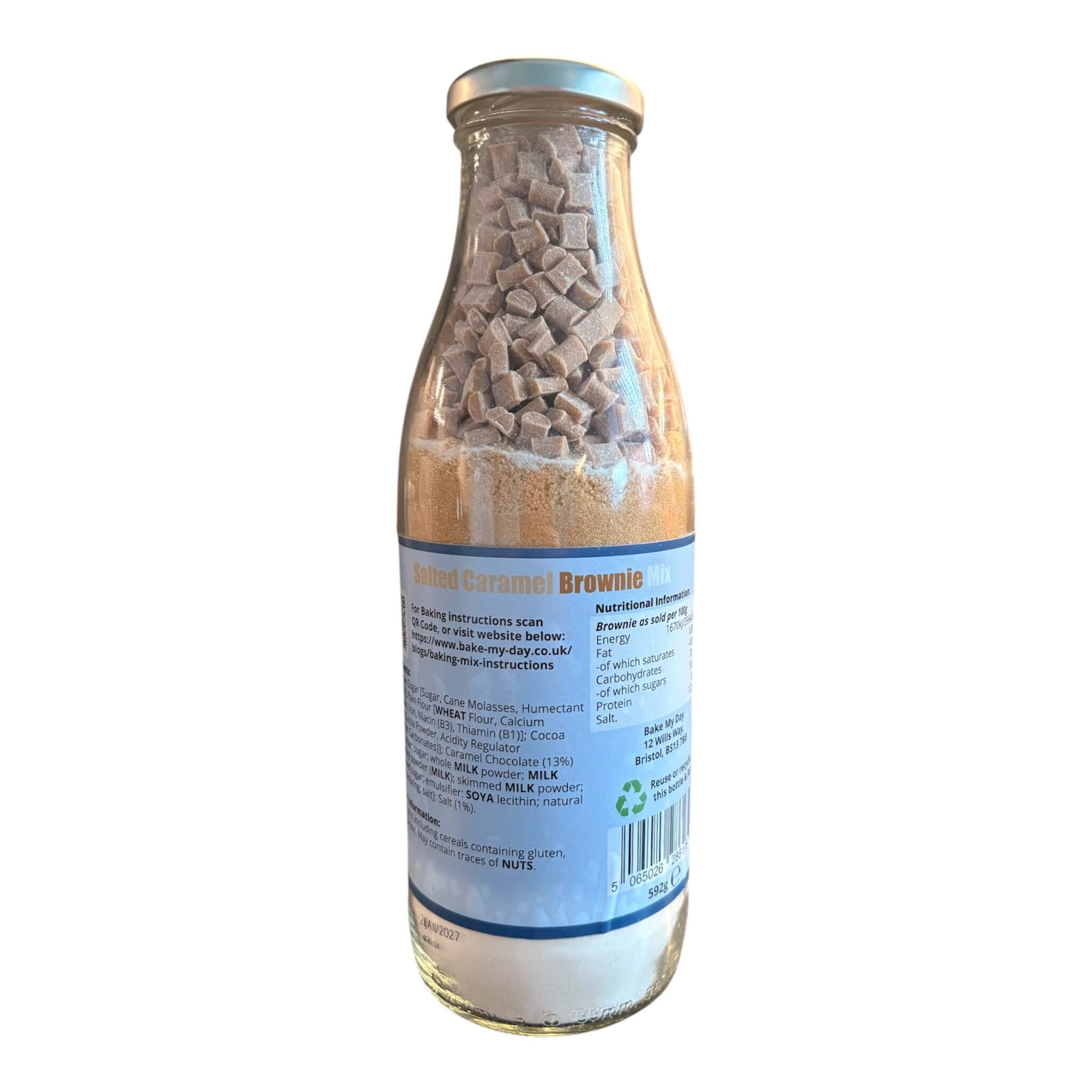 Salted Caramel Brownie Mix Bottle – 750ml