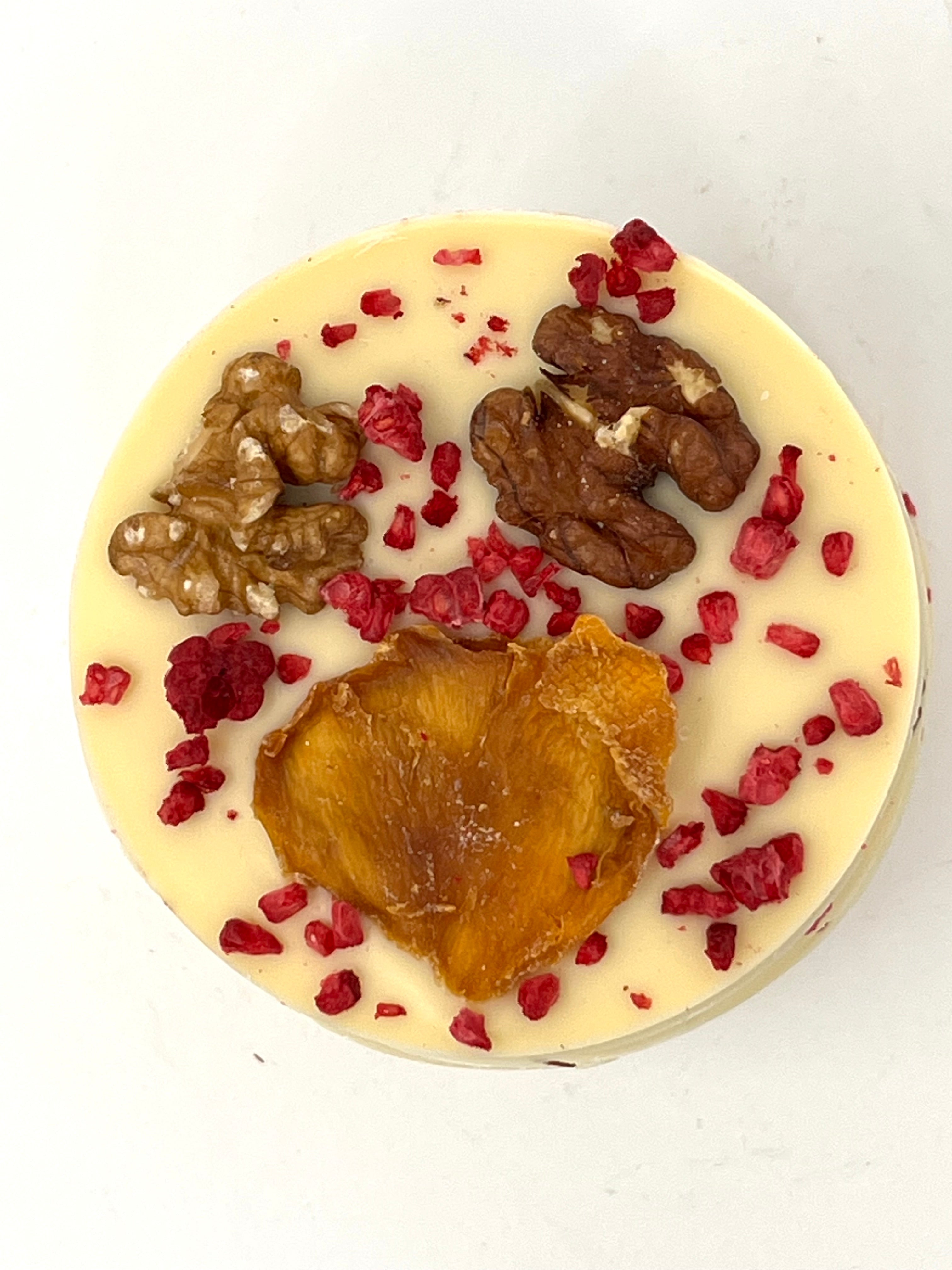 New Handmade Giant Mendiants in White Chocolate