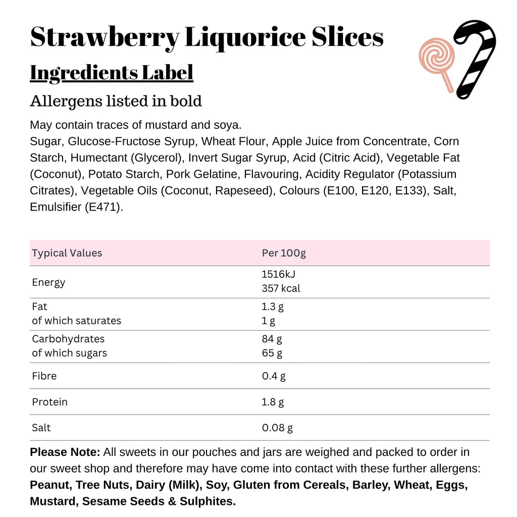 Strawberry Liquorice Slices