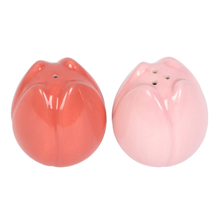 Tulip Shaped Salt and Pepper Shakers