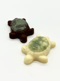 Turtles in Milk and White Chocolate