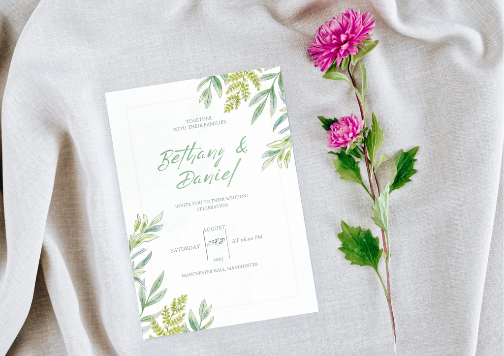 Bespoke Wedding invitations