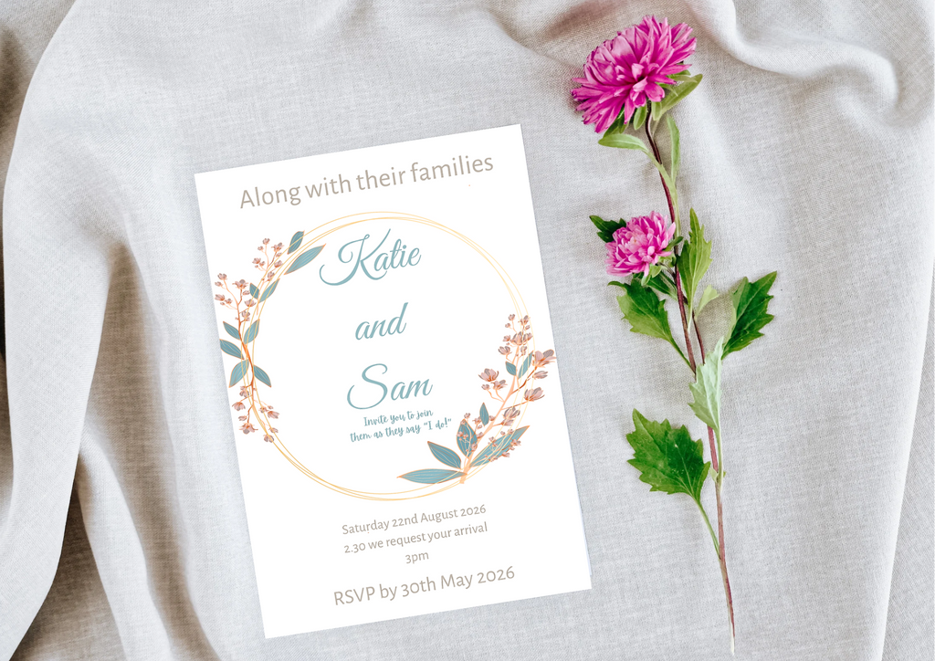 Bespoke Wedding invitations