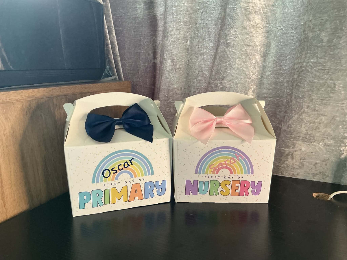 Personalised Starting Nursery/School/Reception/Primary gift boxes