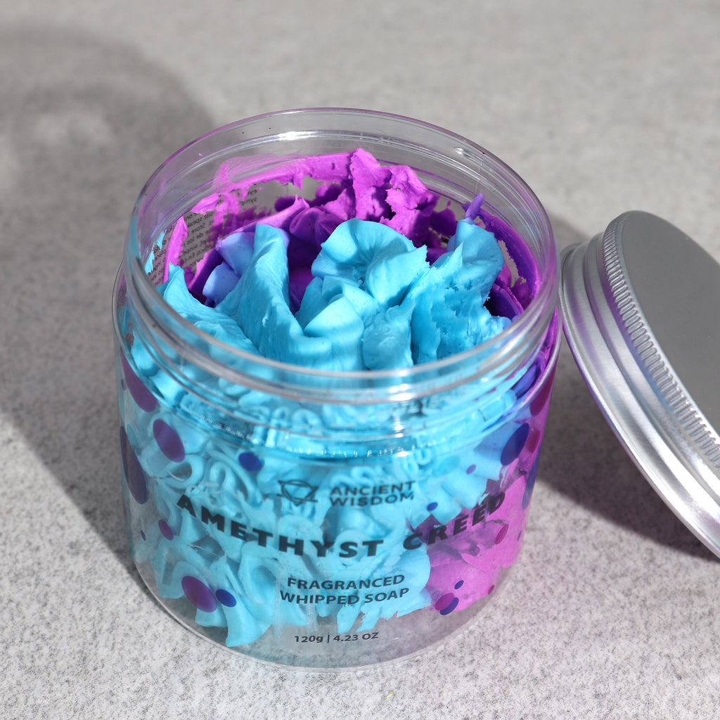 Amethyst Creed Whipped Cream Soap