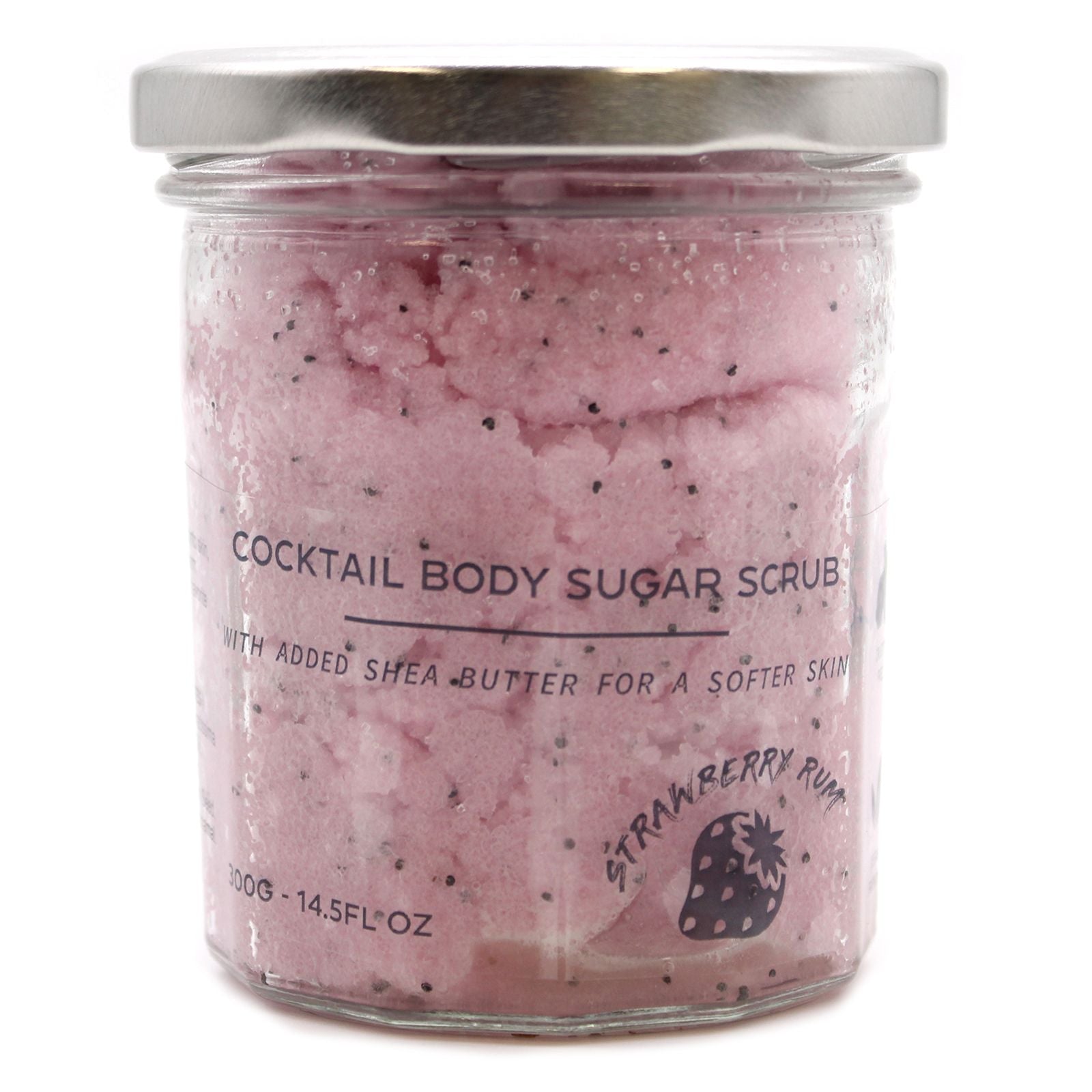 Fragranced Sugar Body Scrub - Strawberry Rum