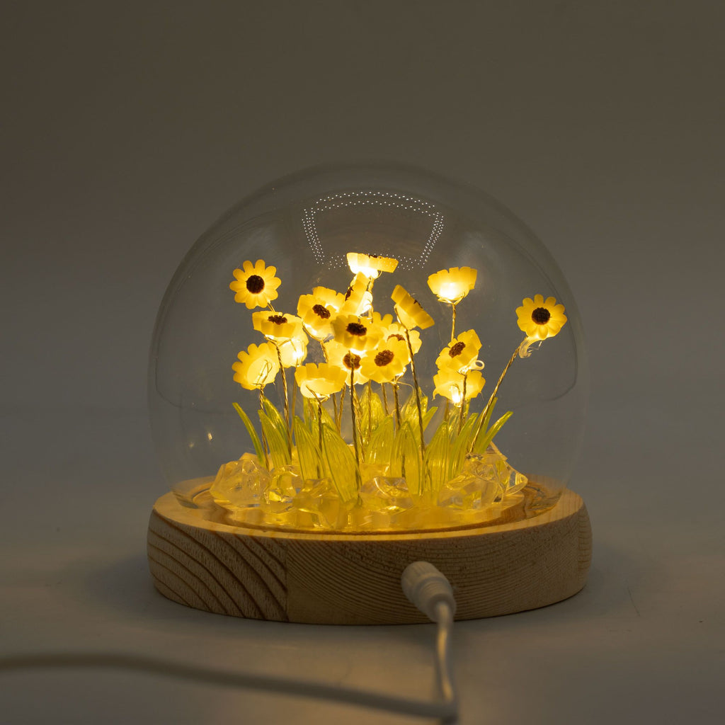 Floral Glow Garden Dome - 20 Sunflower - LED USB