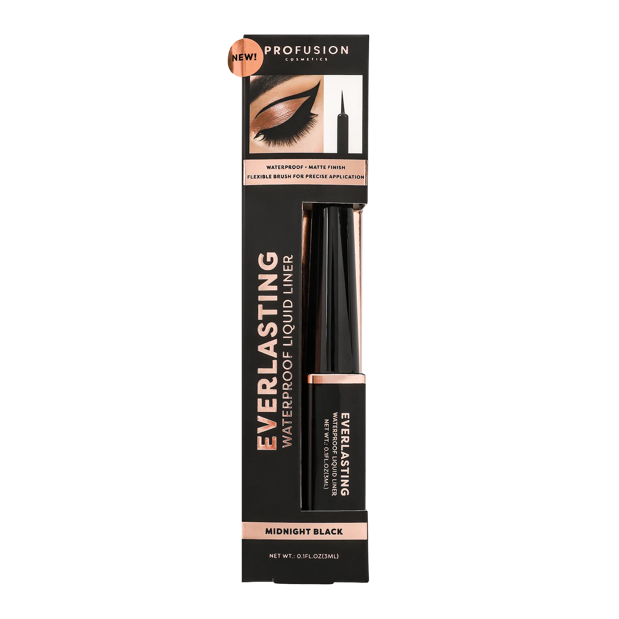 Everlasting Eyeliner | Waterproof Liquid Liner - Midnight Black