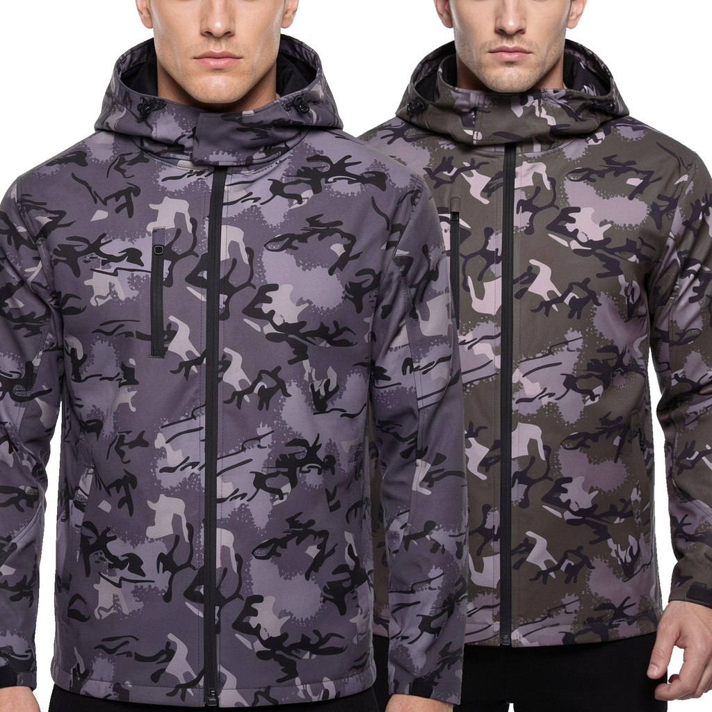Result Camo TX Performance Hooded Softshell Jacket